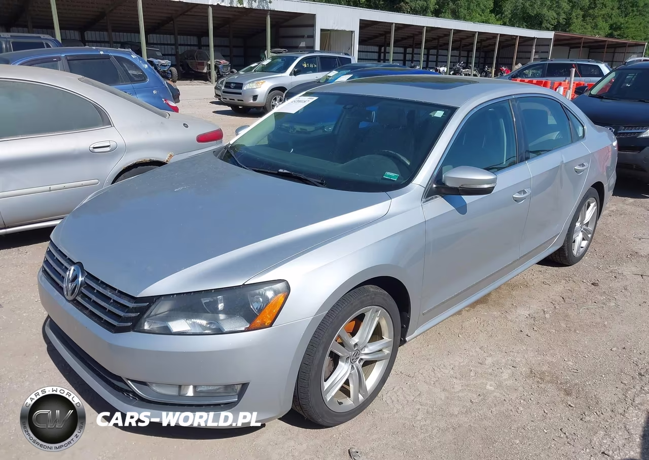 2014 Volkswagen Passat 2.0L Tdi Se VIN:1VWBN7A37EC091380 - 2