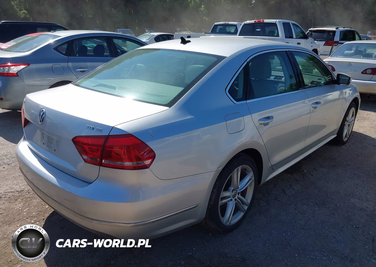 2014 Volkswagen Passat 2.0L Tdi Se VIN:1VWBN7A37EC091380 - 4