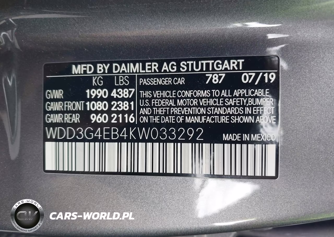 2019 Mercedes-Benz A 220 VIN:WDD3G4EB4KW033292 - 9