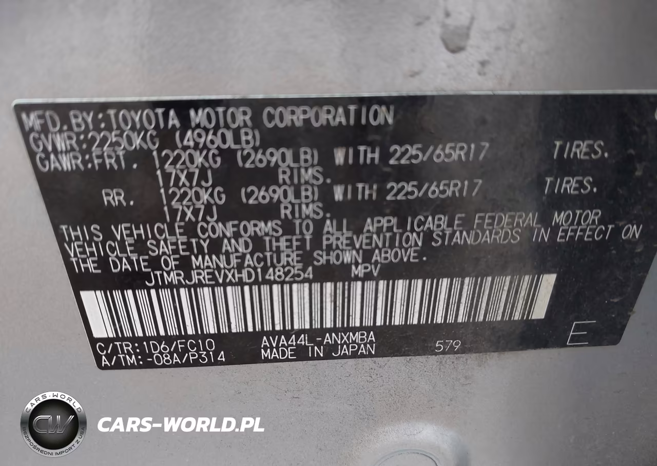 2017 Toyota Rav4 Hybrid Xle VIN:JTMRJREVXHD148254 - 9