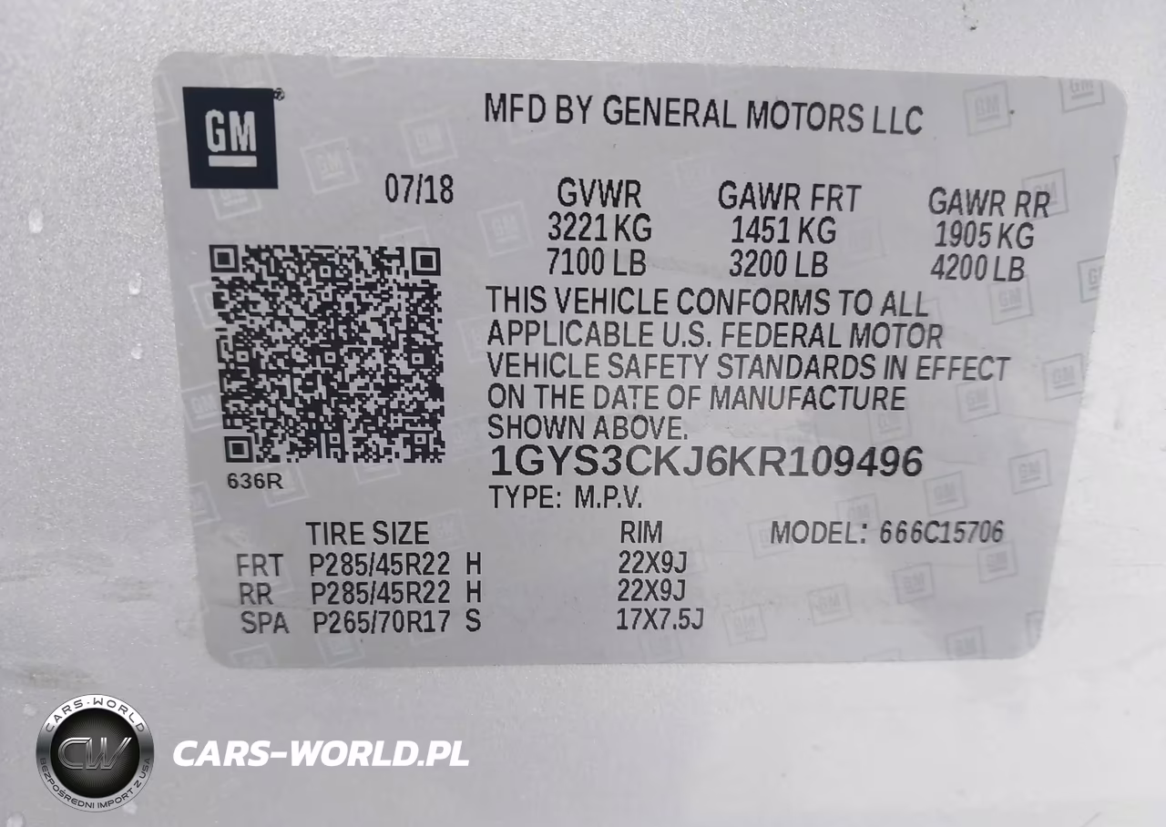 2019 Cadillac Escalade Premium Luxury VIN:1GYS3CKJ6KR109496 - 9