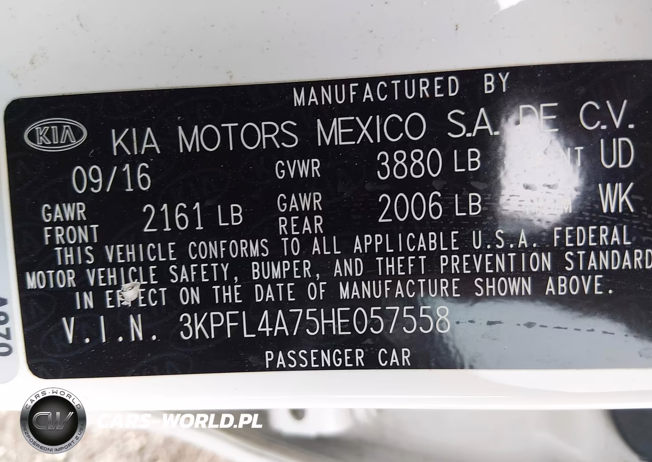 2017 Kia Forte S VIN:3KPFL4A75HE057558 - 9