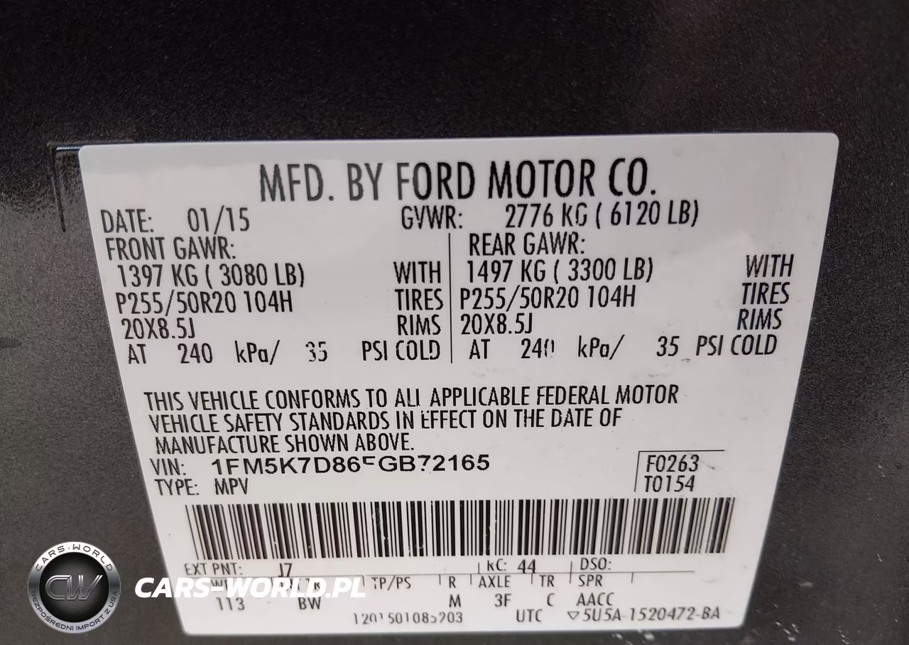 2015 Ford Explorer Xlt VIN:1FM5K7D86FGB72165 - 9