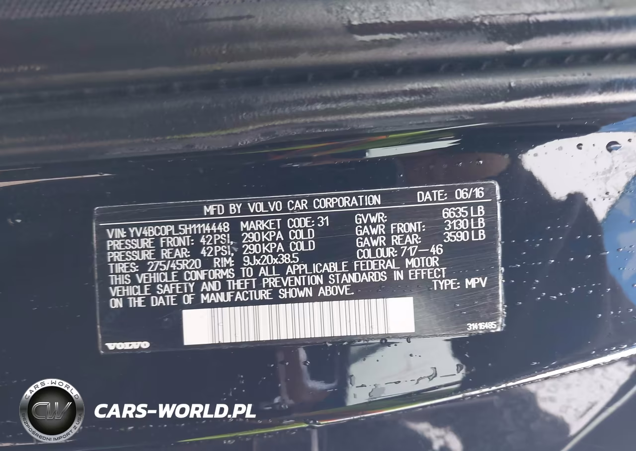 2017 Volvo Xc90 Hybrid T8 Inscription VIN:YV4BC0PL5H1114448 - 9
