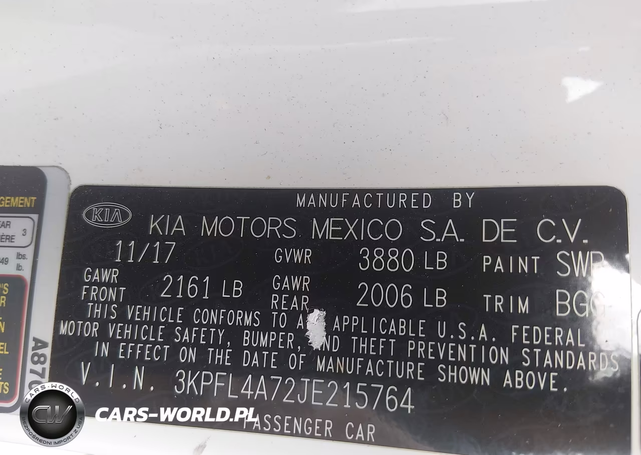 2018 Kia Forte Lx VIN:3KPFL4A72JE215764 - 9