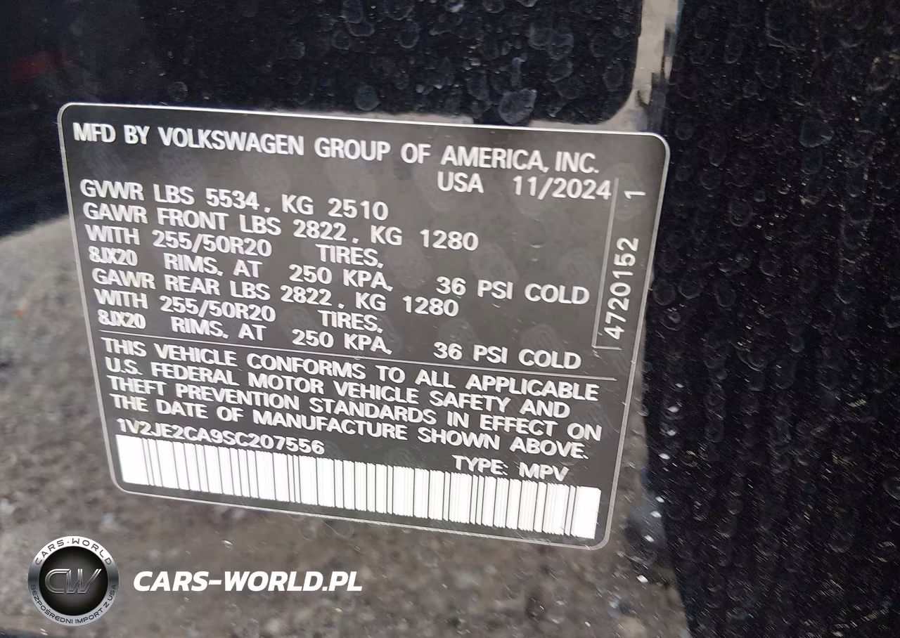 2025 Volkswagen Atlas Cross Sport 2.0T Se W-Technology VIN:1V2JE2CA9SC207556 - 9