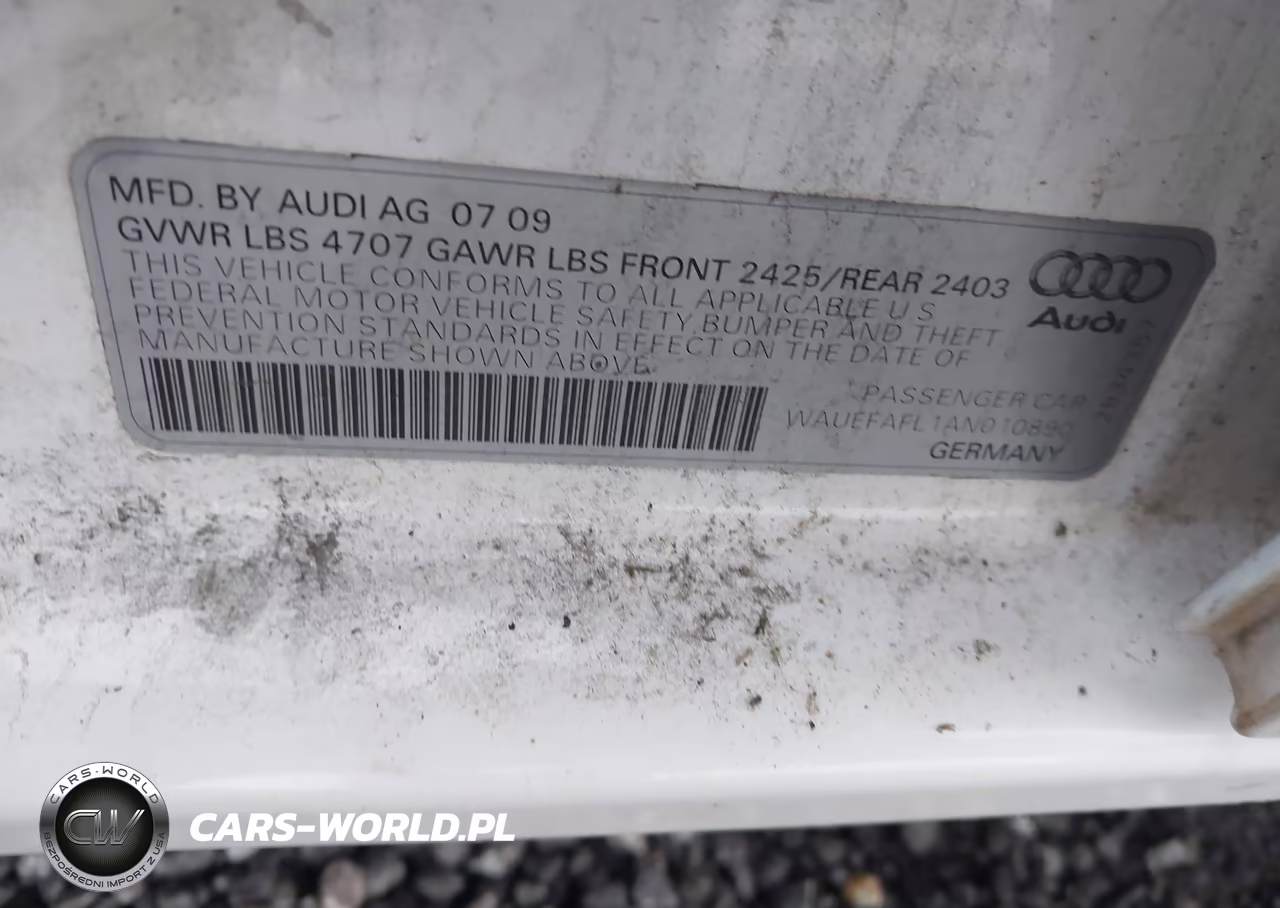 2010 Audi A4 2.0T Premium VIN:WAUEFAFL1AN010890 - 9