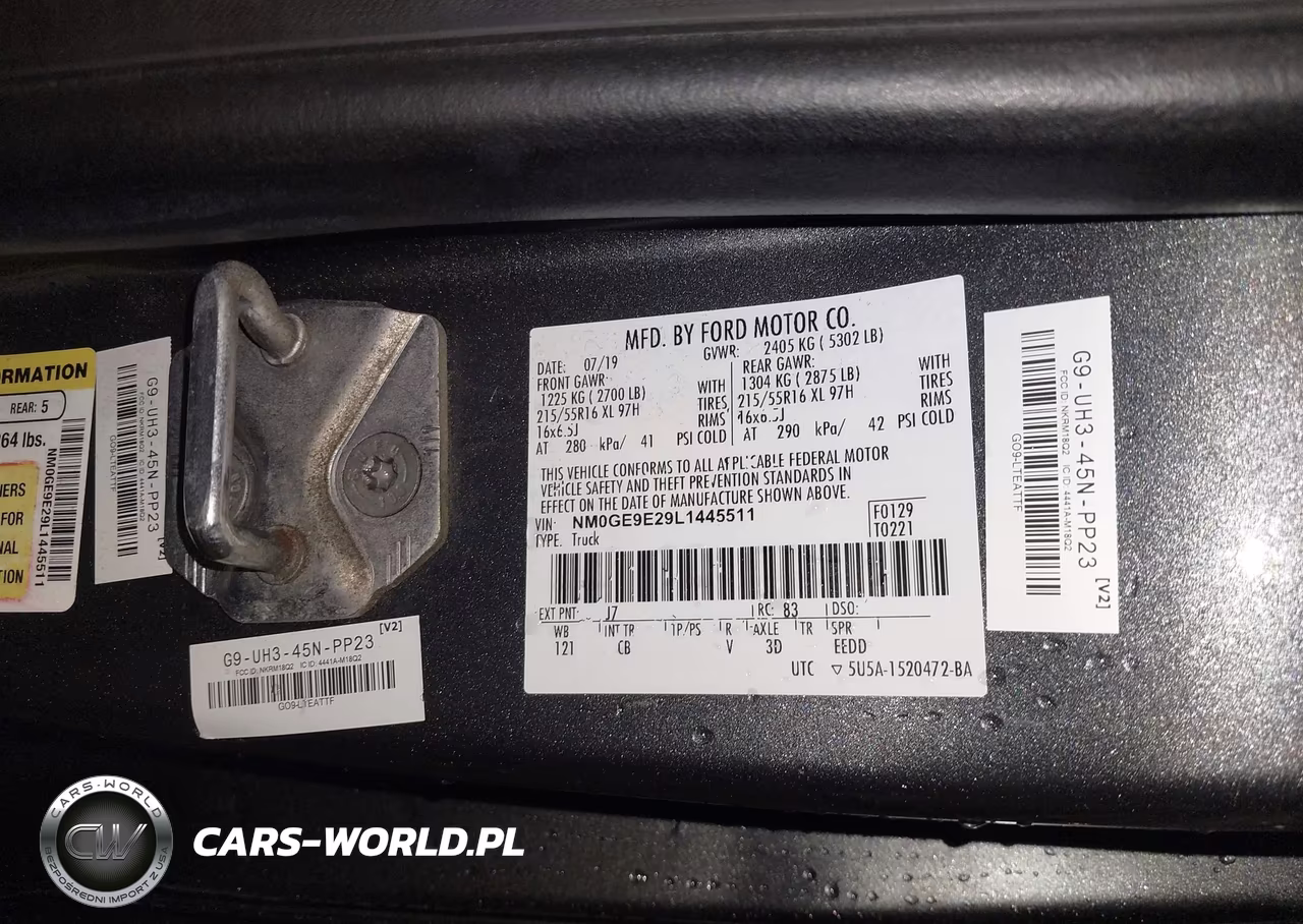 2020 Ford Transit Connect Xl Passenger VIN:NM0GE9E29L1445511 - 9