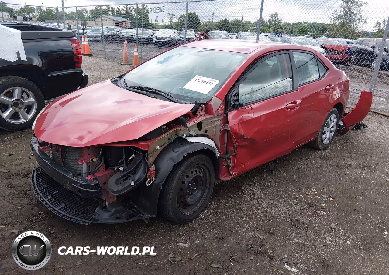 2016 Toyota Corolla Le VIN:5YFBURHEXGP544586 - 2