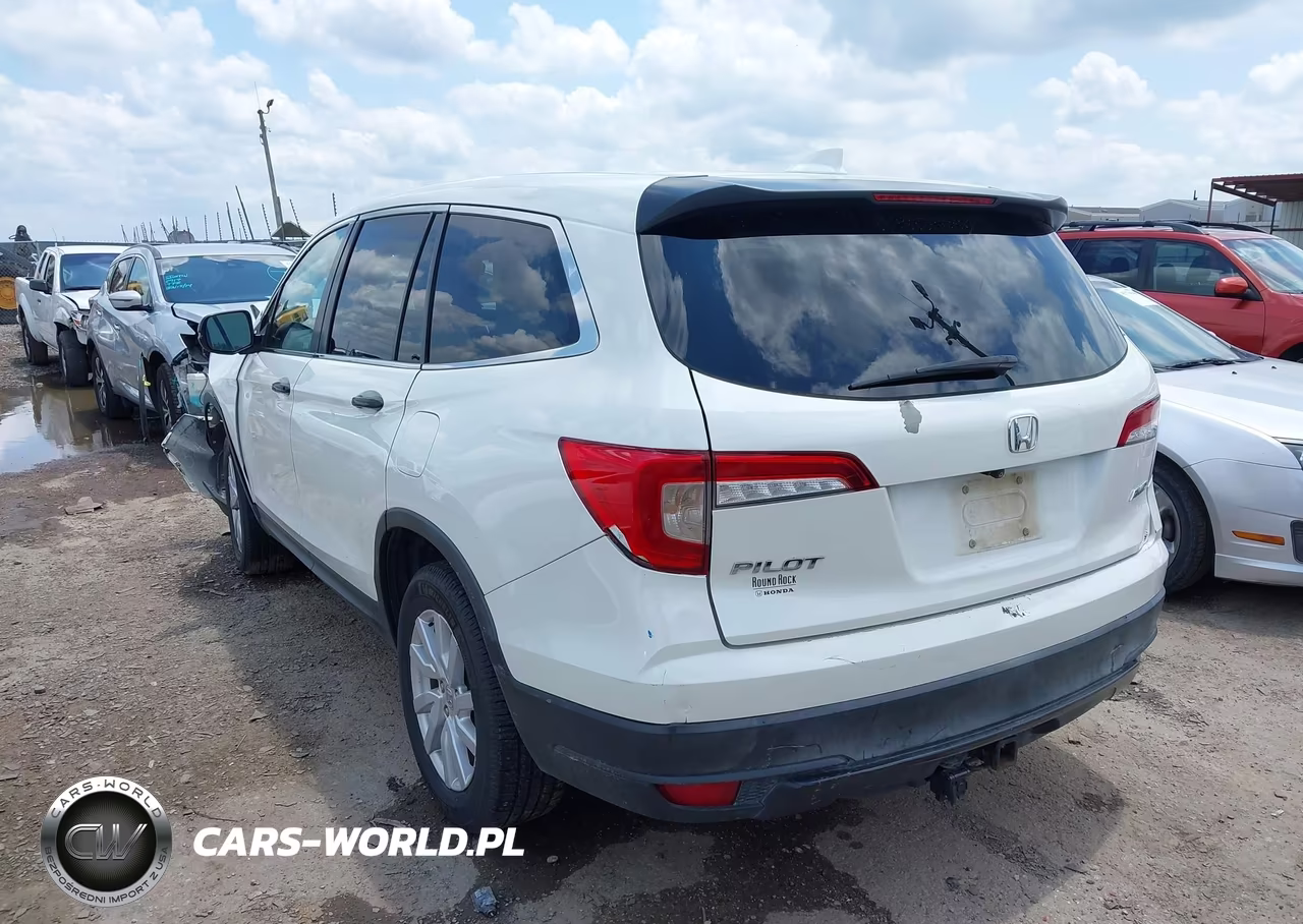 2019 Honda Pilot Lx VIN:5FNYF6H15KB053184 - 3