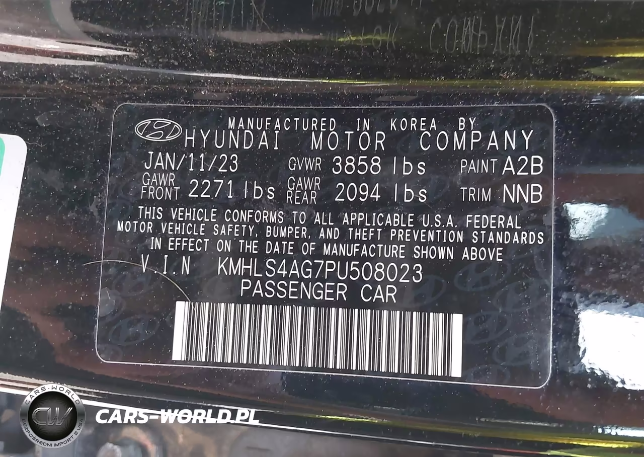 2023 Hyundai Elantra Sel VIN:KMHLS4AG7PU508023 - 9