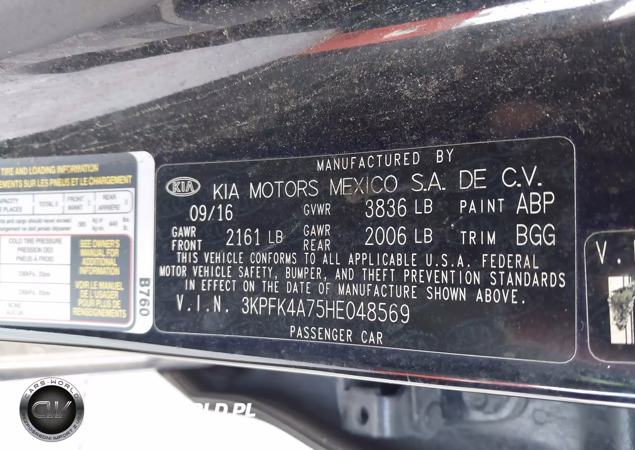 2017 Kia Forte Lx VIN:3KPFK4A75HE048569 - 9