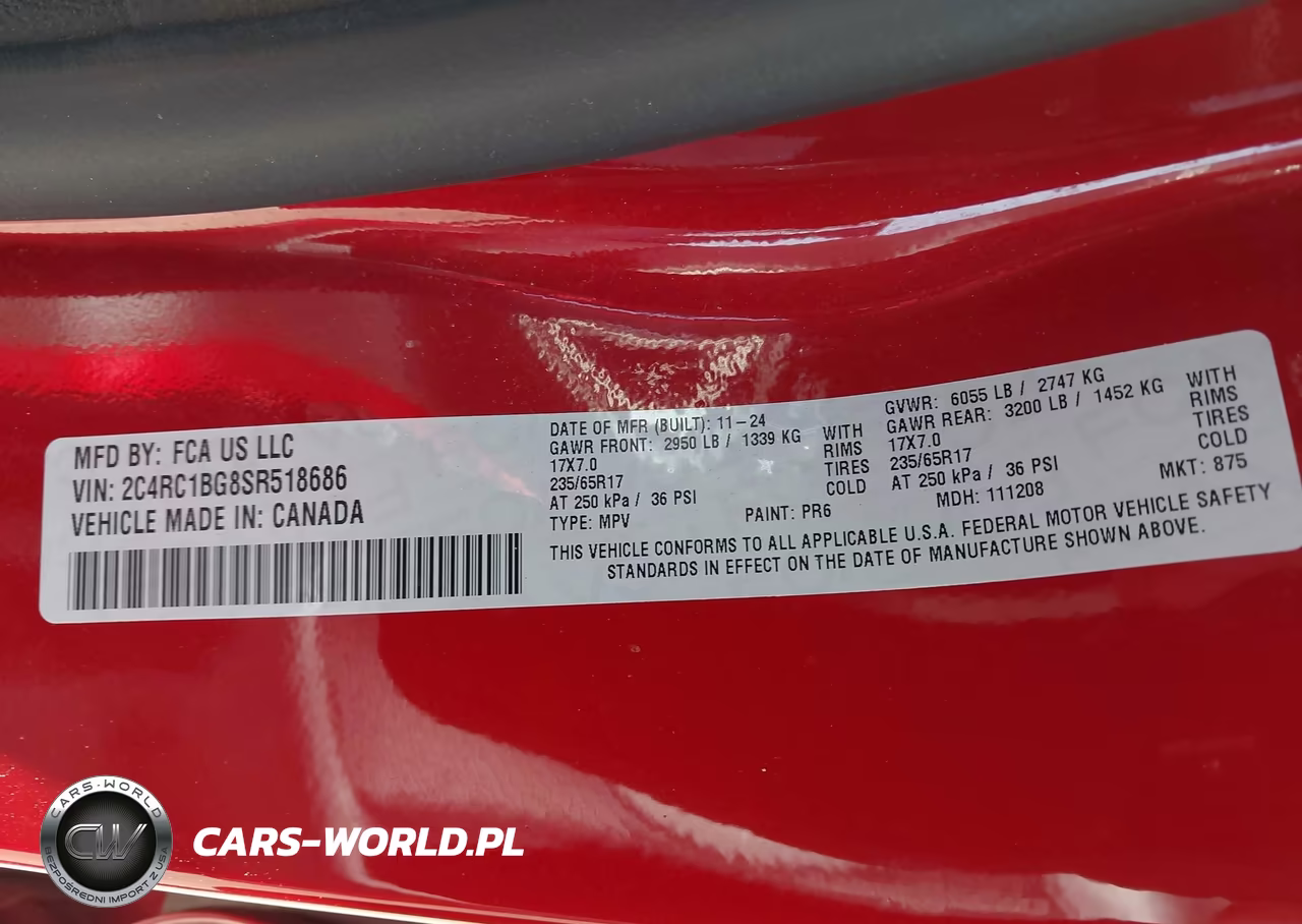 2025 Chrysler Pacifica Select VIN:2C4RC1BG8SR518686 - 9