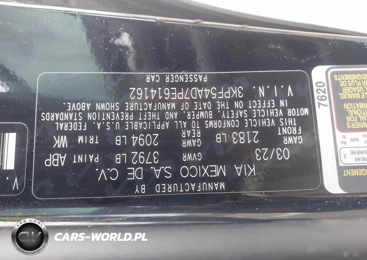 2023 Kia Forte Gt-Line VIN:3KPF54AD7PE614162 - 9