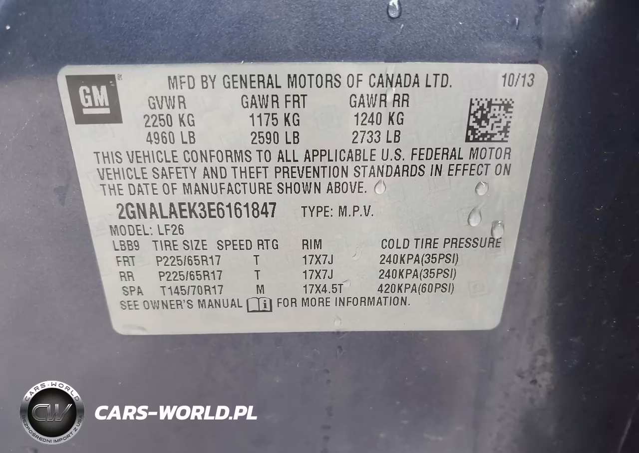 2014 Chevrolet Equinox Ls VIN:2GNALAEK3E6161847 - 9