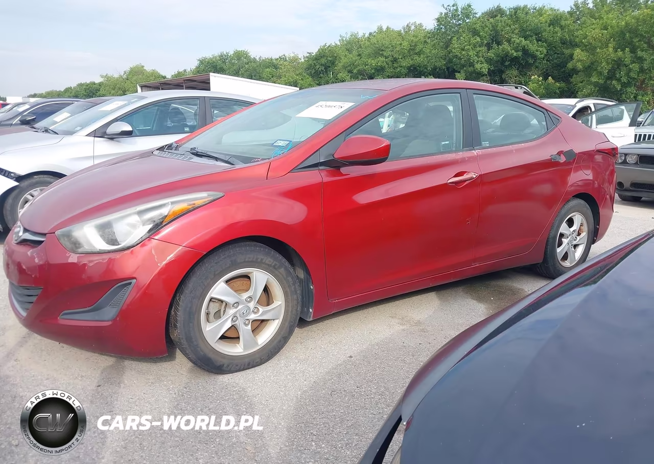 2014 Hyundai Elantra Se VIN:5NPDH4AE3EH530131 - 2