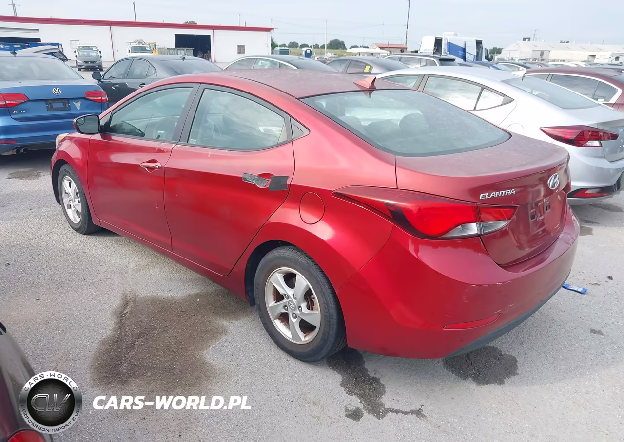 2014 Hyundai Elantra Se VIN:5NPDH4AE3EH530131 - 3