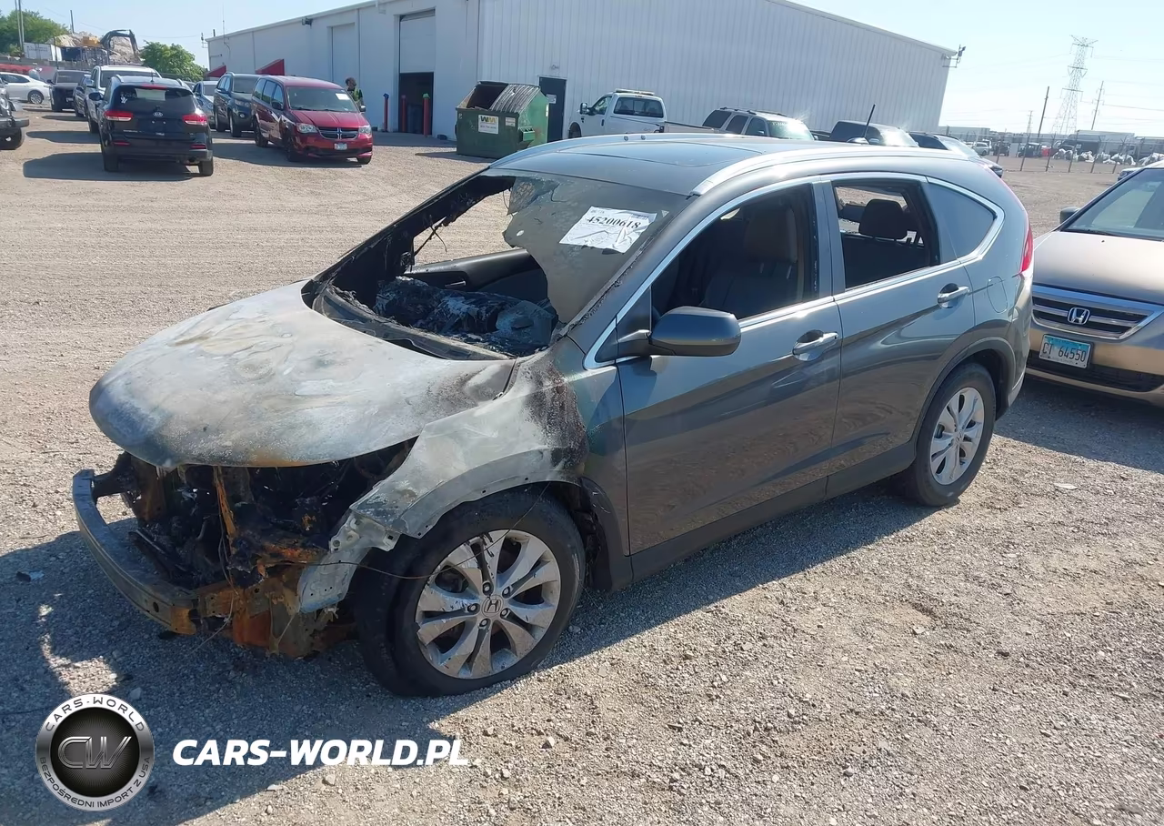 2013 Honda Cr-V Ex-L VIN:2HKRM4H74DH655047 - 2