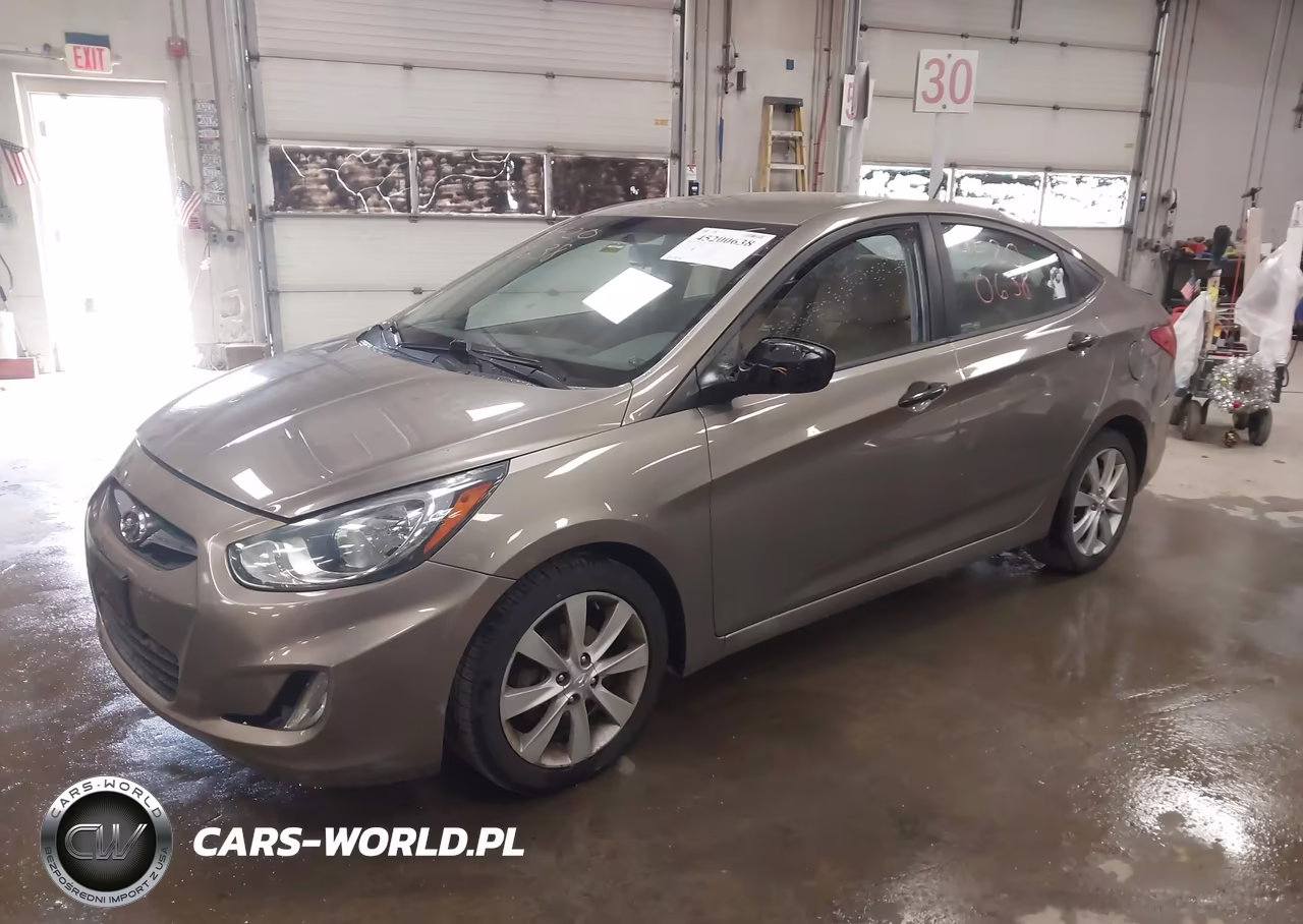 2012 Hyundai Accent Gls VIN:KMHCU4AE5CU211934 - 2
