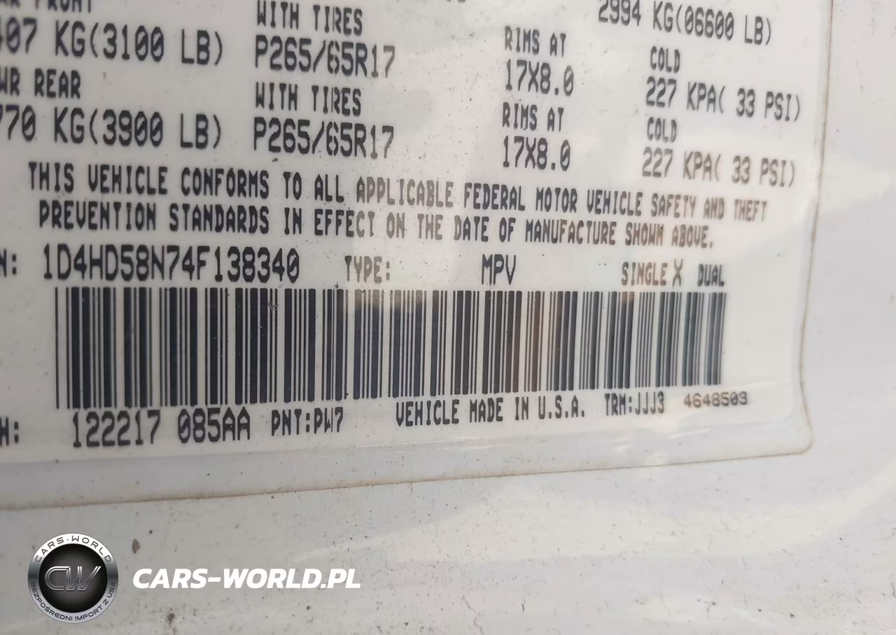 2004 Dodge Durango Limited VIN:1D4HD58N74F138340 - 9