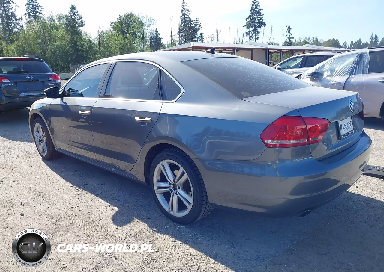 2014 Volkswagen Passat 1.8T Se VIN:1VWBT7A35EC117366 - 3