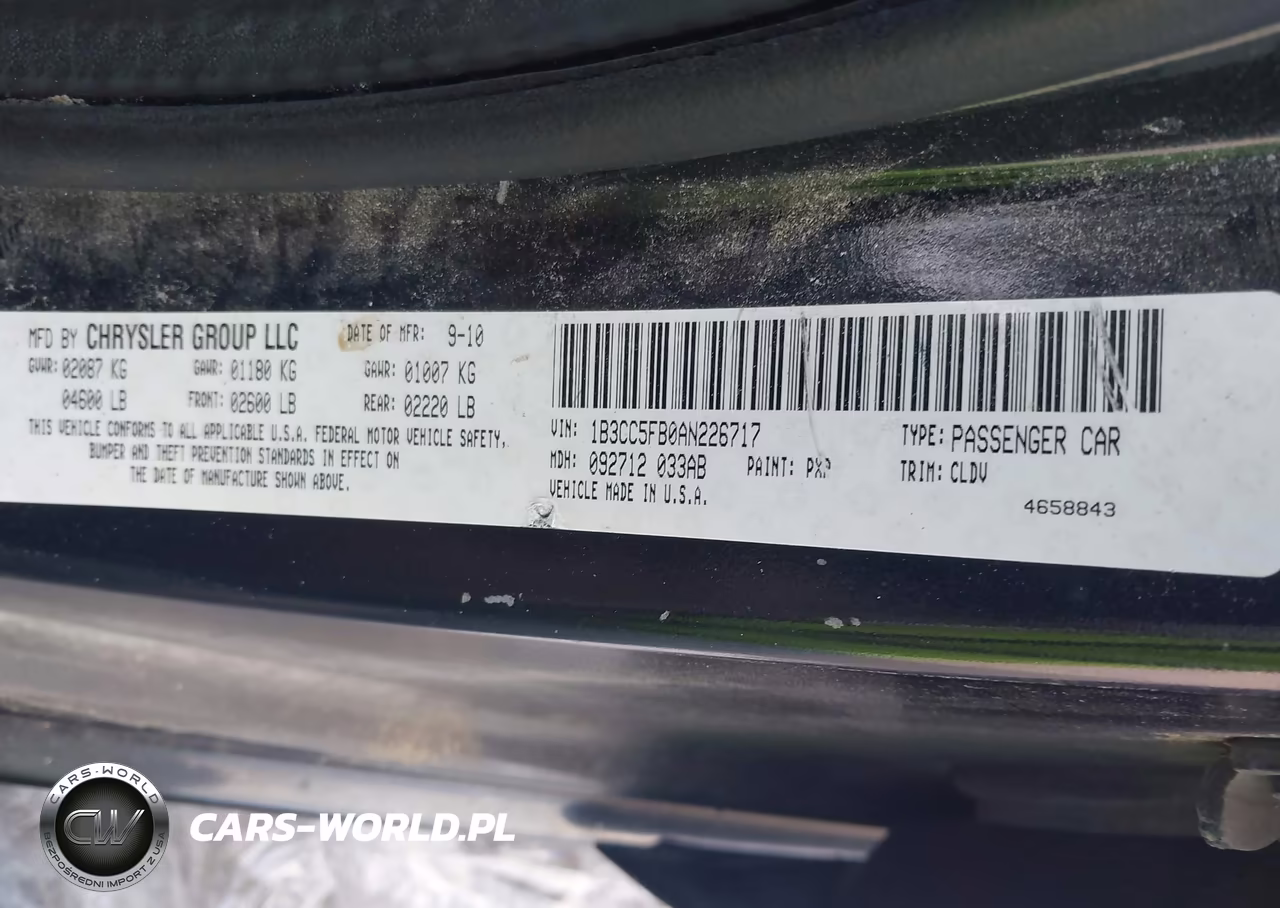 2010 Dodge Avenger R-T VIN:1B3CC5FB0AN226717 - 9