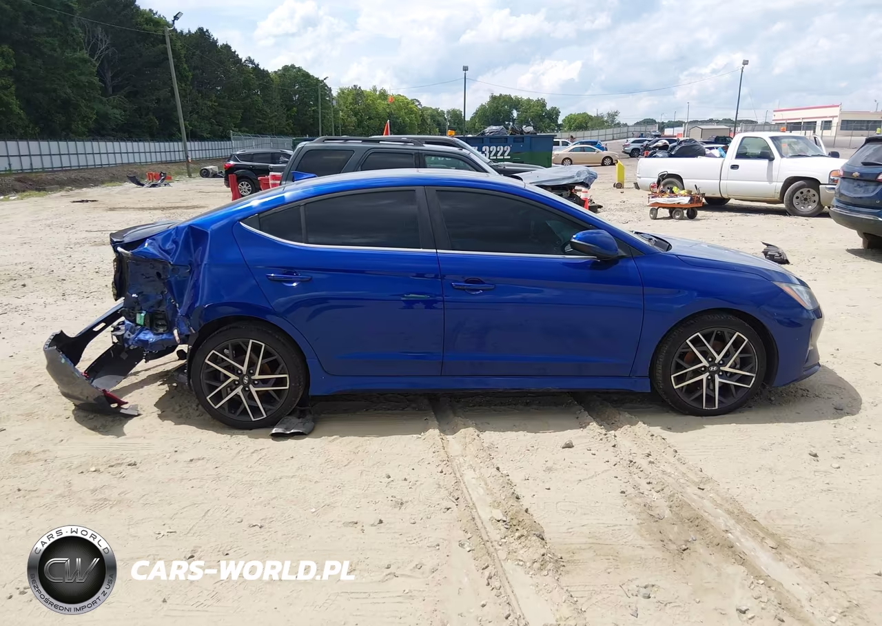 2020 Hyundai Elantra Sport VIN:KMHD04LB4LU993615 - 14
