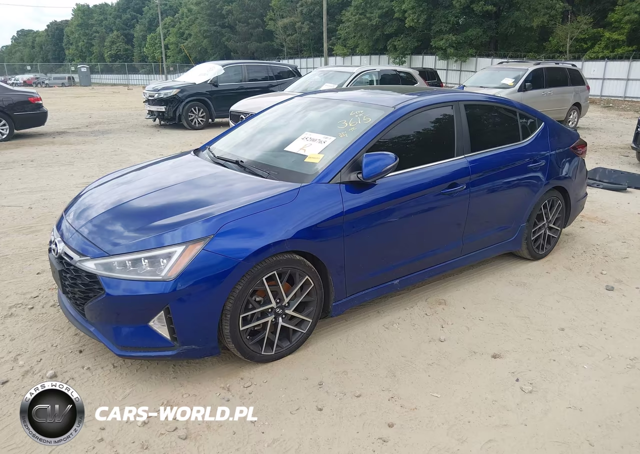 2020 Hyundai Elantra Sport VIN:KMHD04LB4LU993615 - 2
