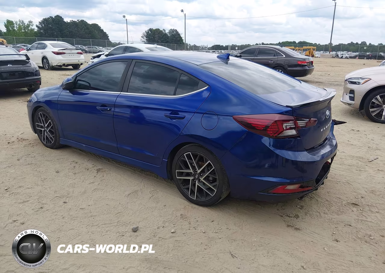 2020 Hyundai Elantra Sport VIN:KMHD04LB4LU993615 - 3
