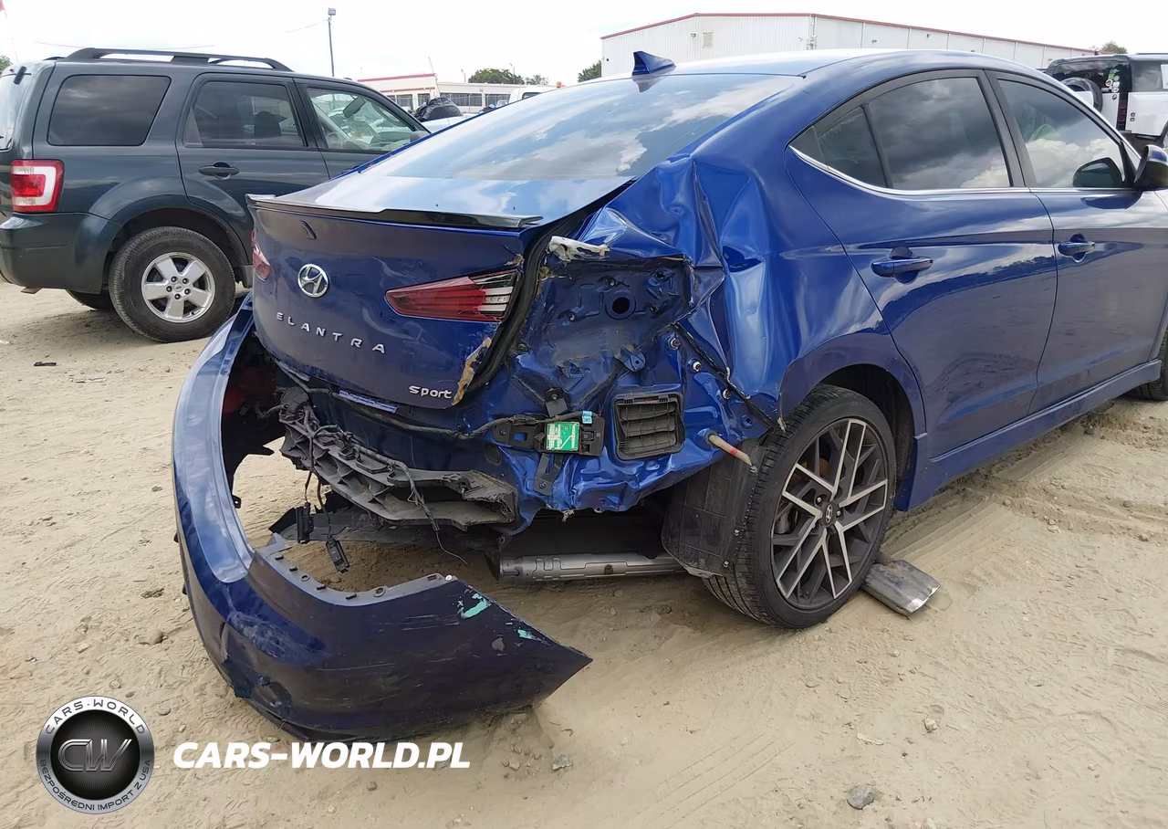 2020 Hyundai Elantra Sport VIN:KMHD04LB4LU993615 - 6