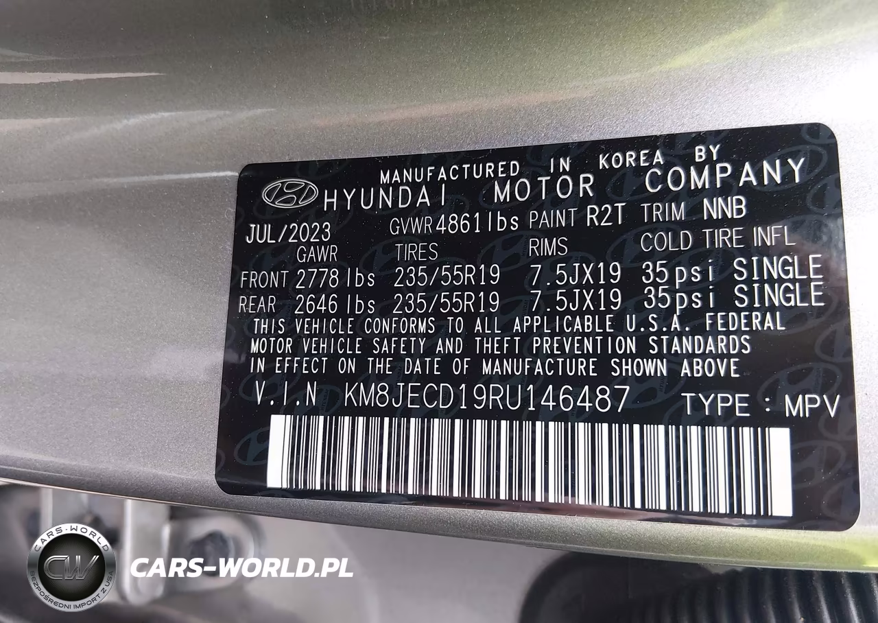 2024 Hyundai Tucson Hybrid Limited VIN:KM8JECD19RU146487 - 9