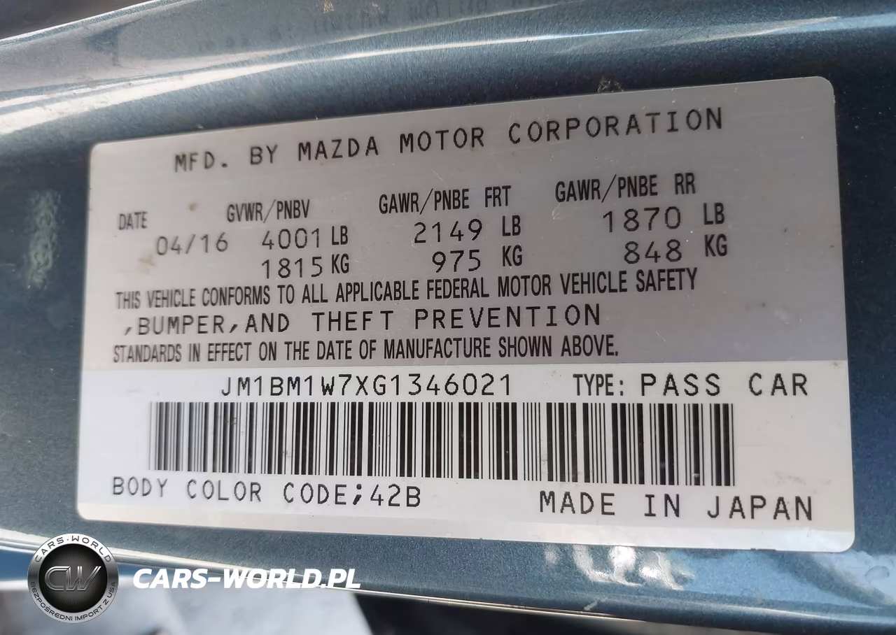 2016 Mazda Mazda3 I Touring VIN:JM1BM1W7XG1346021 - 9
