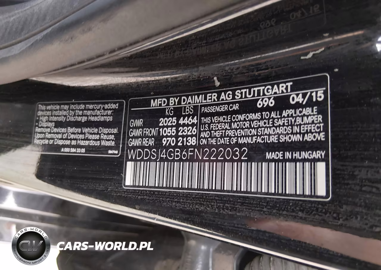 2015 Mercedes-Benz Cla 250 4Matic VIN:WDDSJ4GB6FN222032 - 9