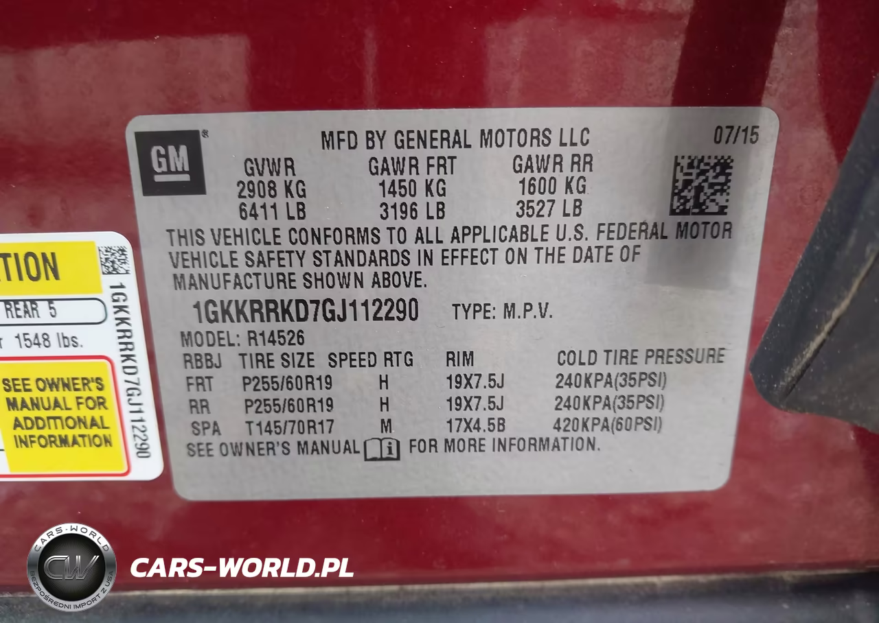 2016 GMC Acadia Slt-1 VIN:1GKKRRKD7GJ112290 - 9