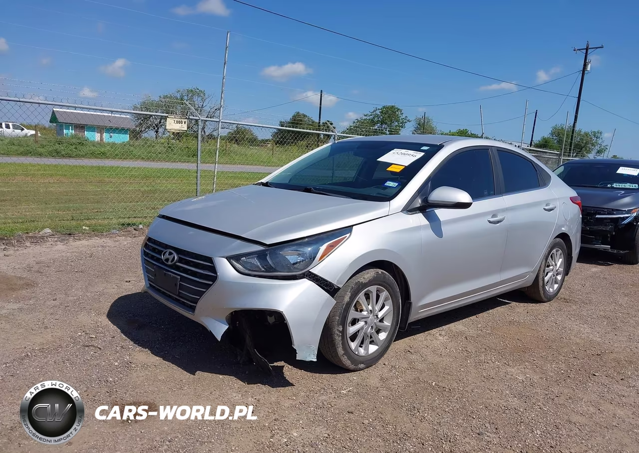 2020 Hyundai Accent Sel VIN:3KPC24A6XLE092585 - 2