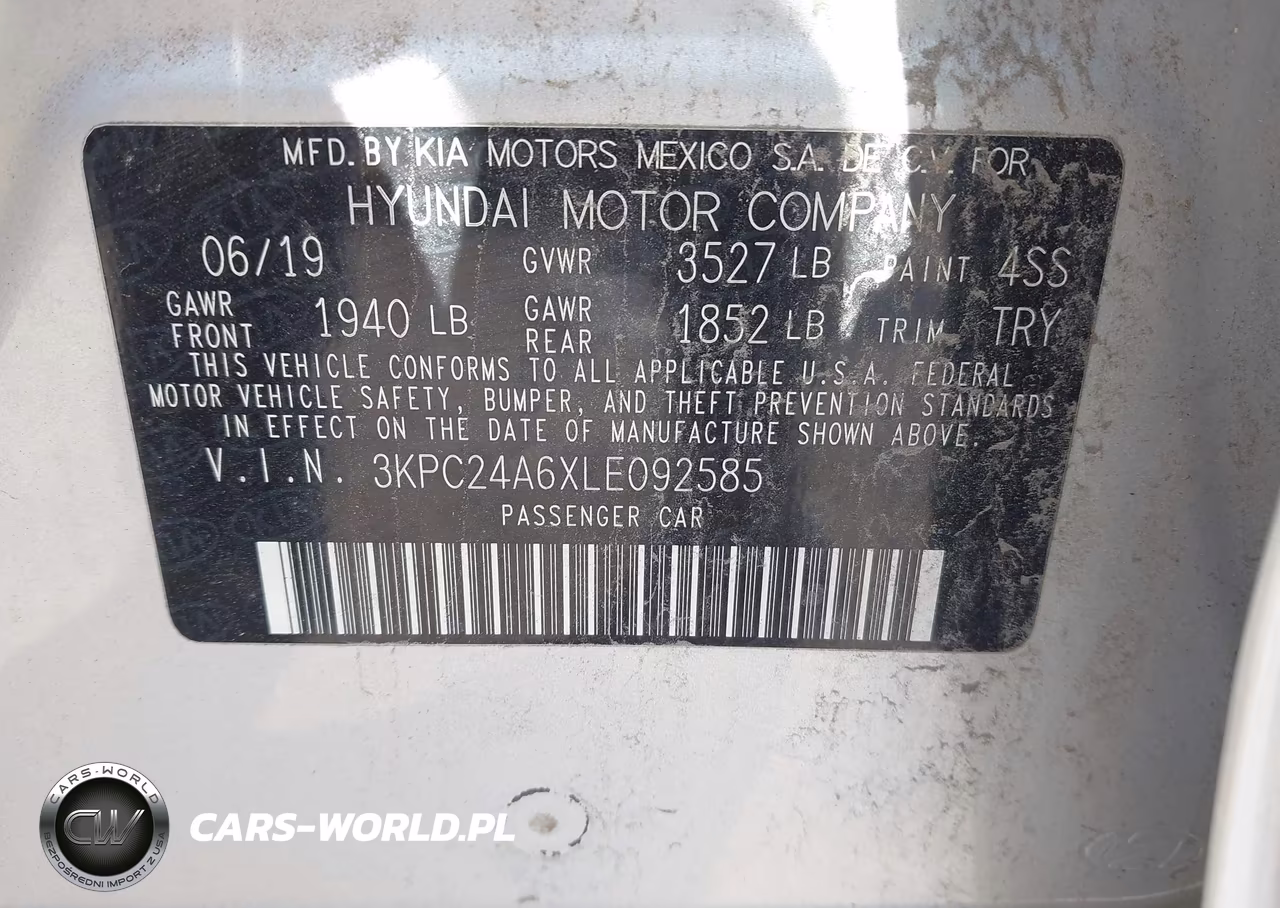 2020 Hyundai Accent Sel VIN:3KPC24A6XLE092585 - 9
