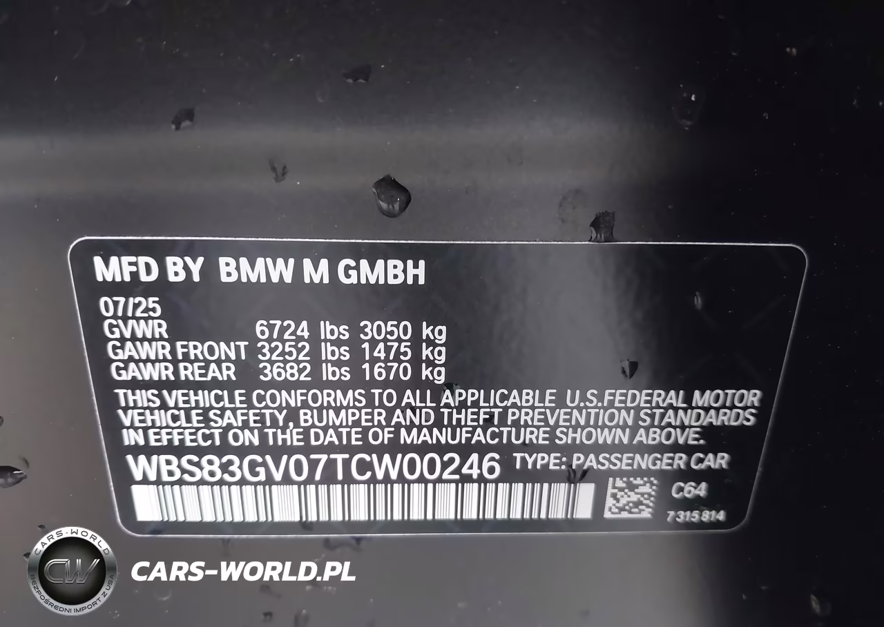 2026 BMW M5 Touring VIN:WBS83GV07TCW00246 - 9