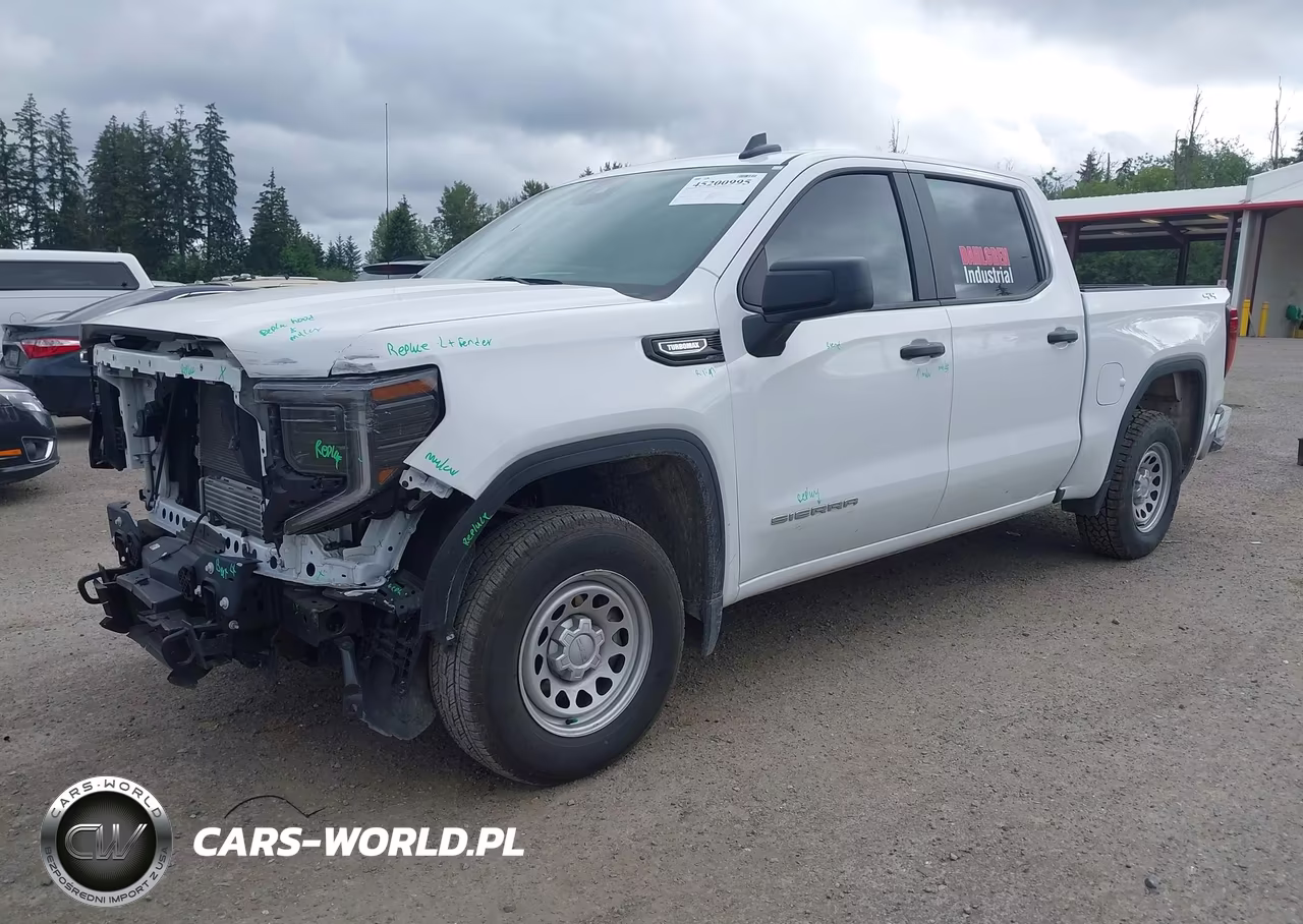 2025 GMC Sierra 1500 4Wd Short Box Pro VIN:1GTPUAEK0SZ114551 - 2