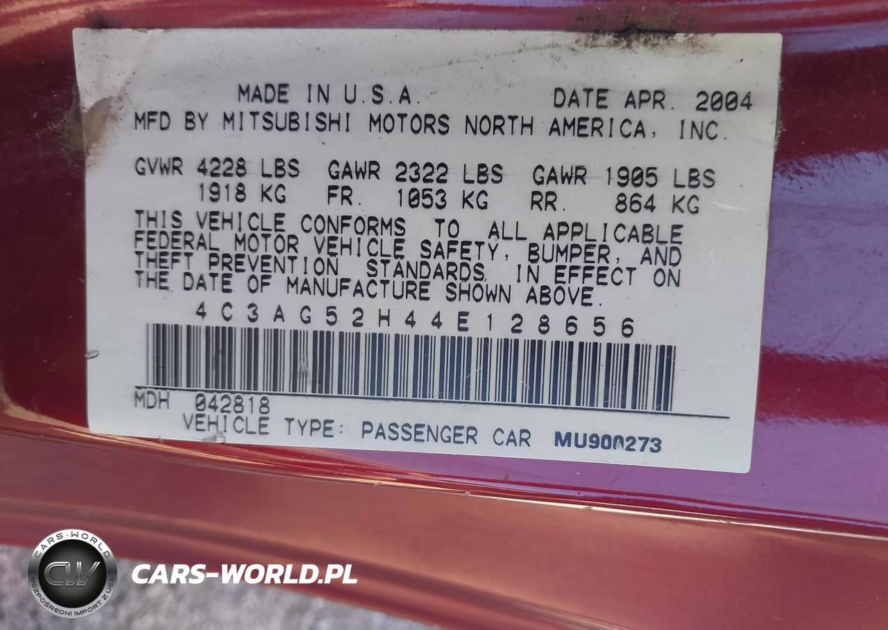 2004 Chrysler Sebring Limited VIN:4C3AG52H44E128656 - 9