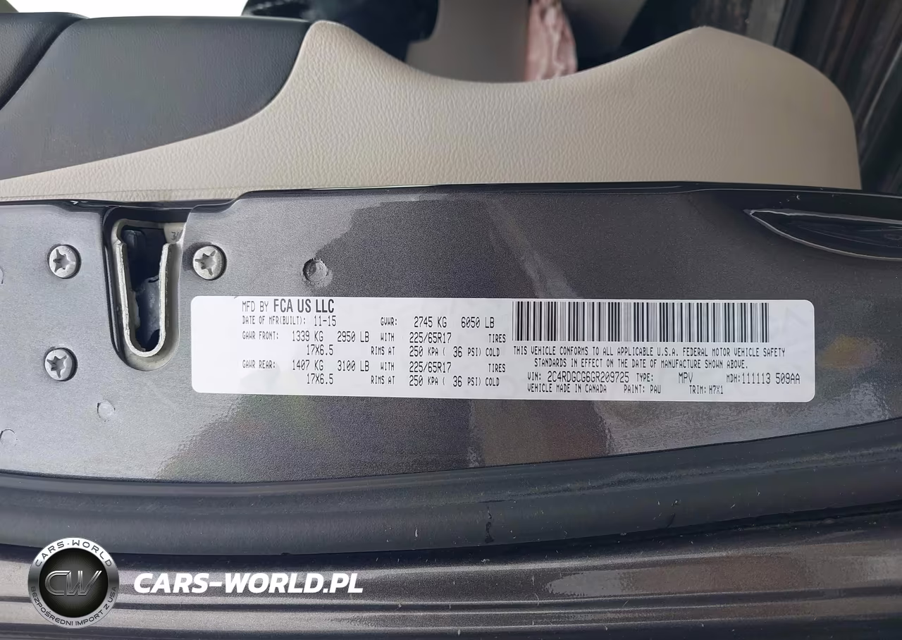 2016 Dodge Grand Caravan Sxt VIN:2C4RDGCG6GR209725 - 9