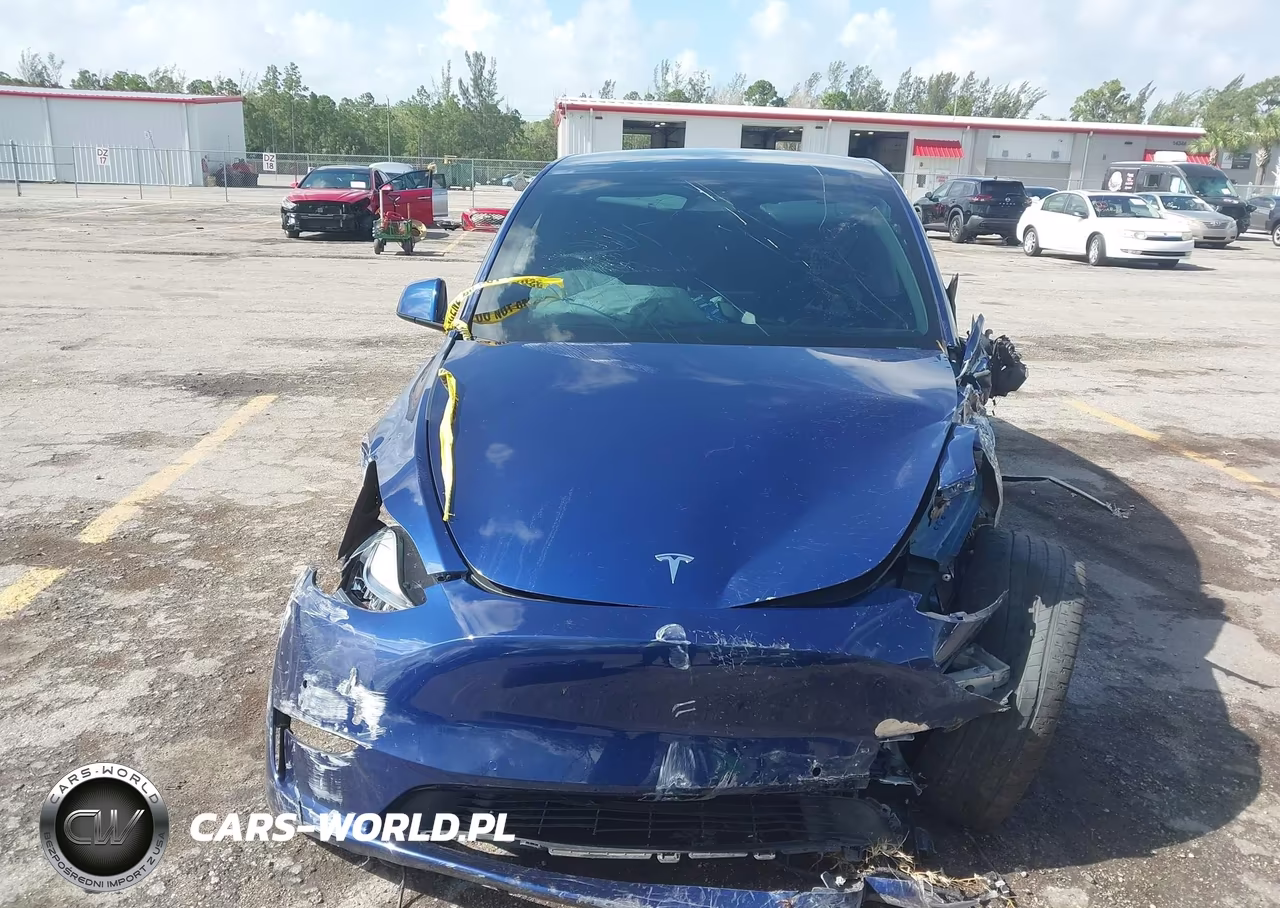 2021 Tesla Model Y Standard Range Rear-Wheel Drive VIN:5YJYGDED8MF118242 - 10