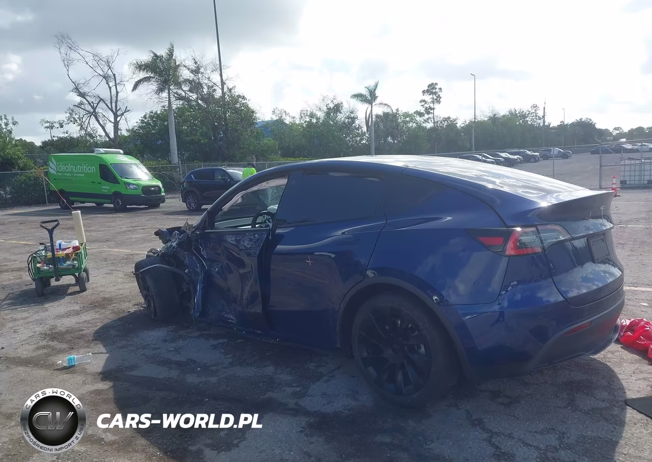 2021 Tesla Model Y Standard Range Rear-Wheel Drive VIN:5YJYGDED8MF118242 - 3