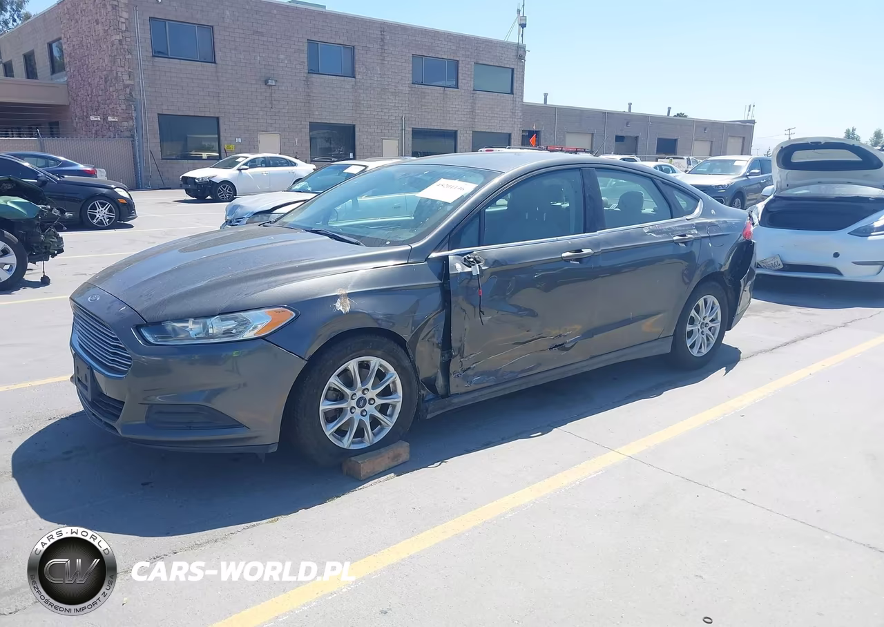 2016 Ford Fusion S VIN:3FA6P0G75GR240508 - 2