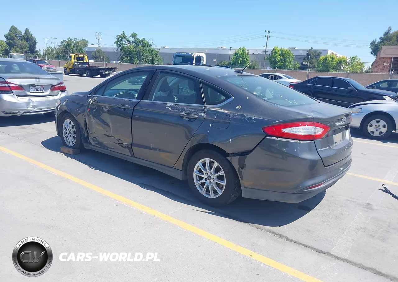 2016 Ford Fusion S VIN:3FA6P0G75GR240508 - 3