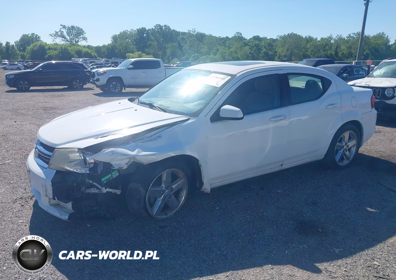 2013 Dodge Avenger Sxt VIN:1C3CDZCB6DN576725 - 2