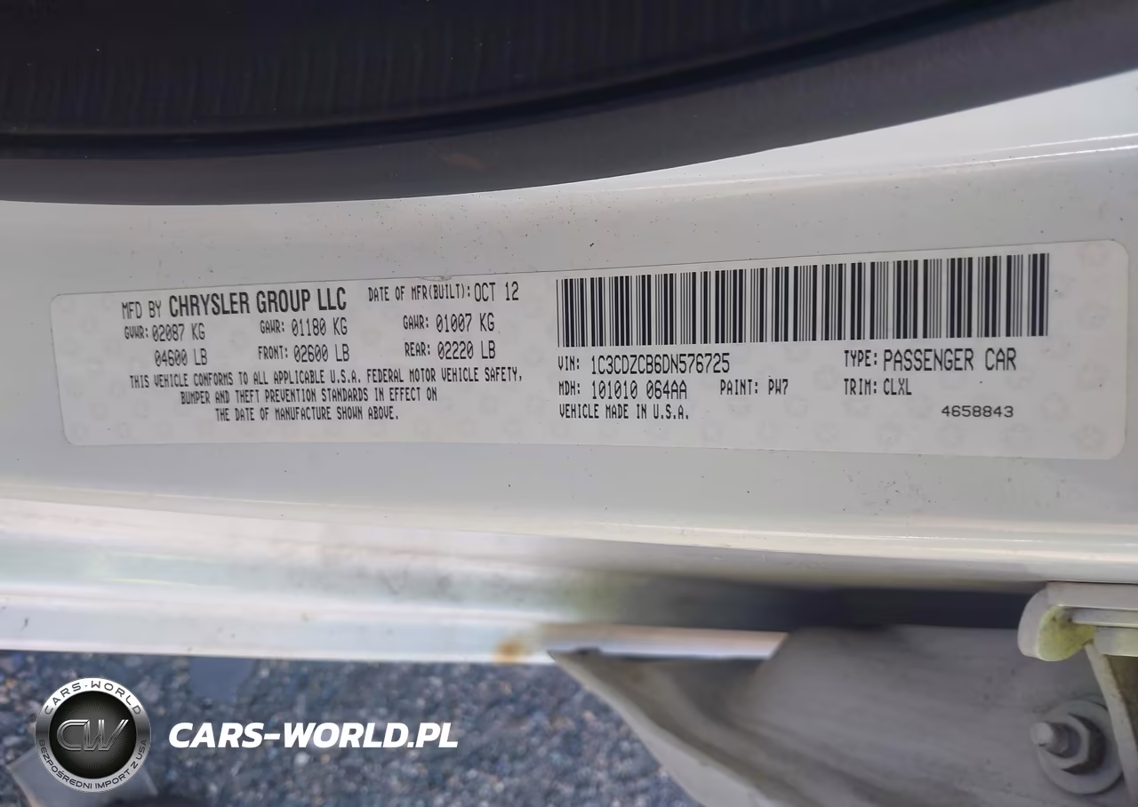 2013 Dodge Avenger Sxt VIN:1C3CDZCB6DN576725 - 9