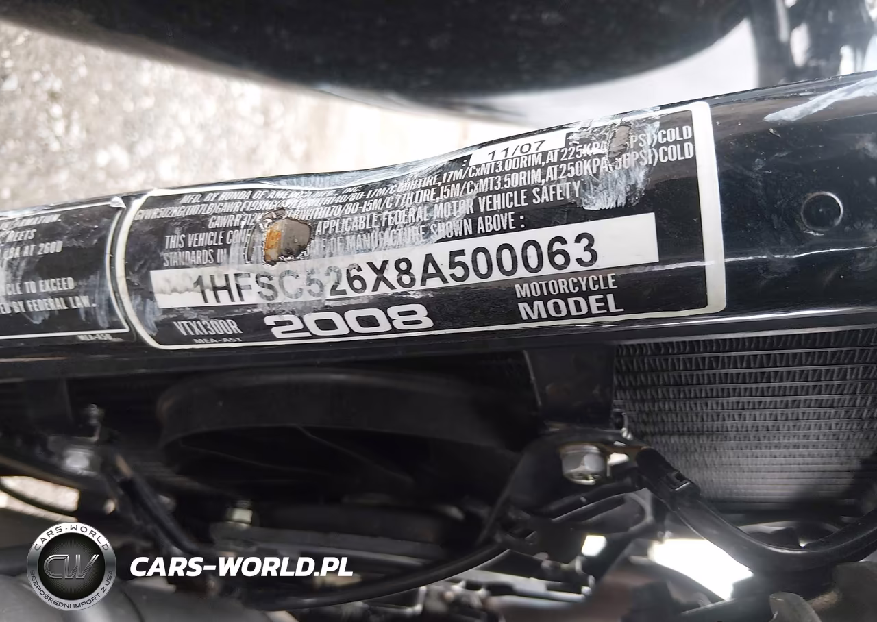 2008 Honda Vtx1300 R VIN:1HFSC526X8A500063 - 10