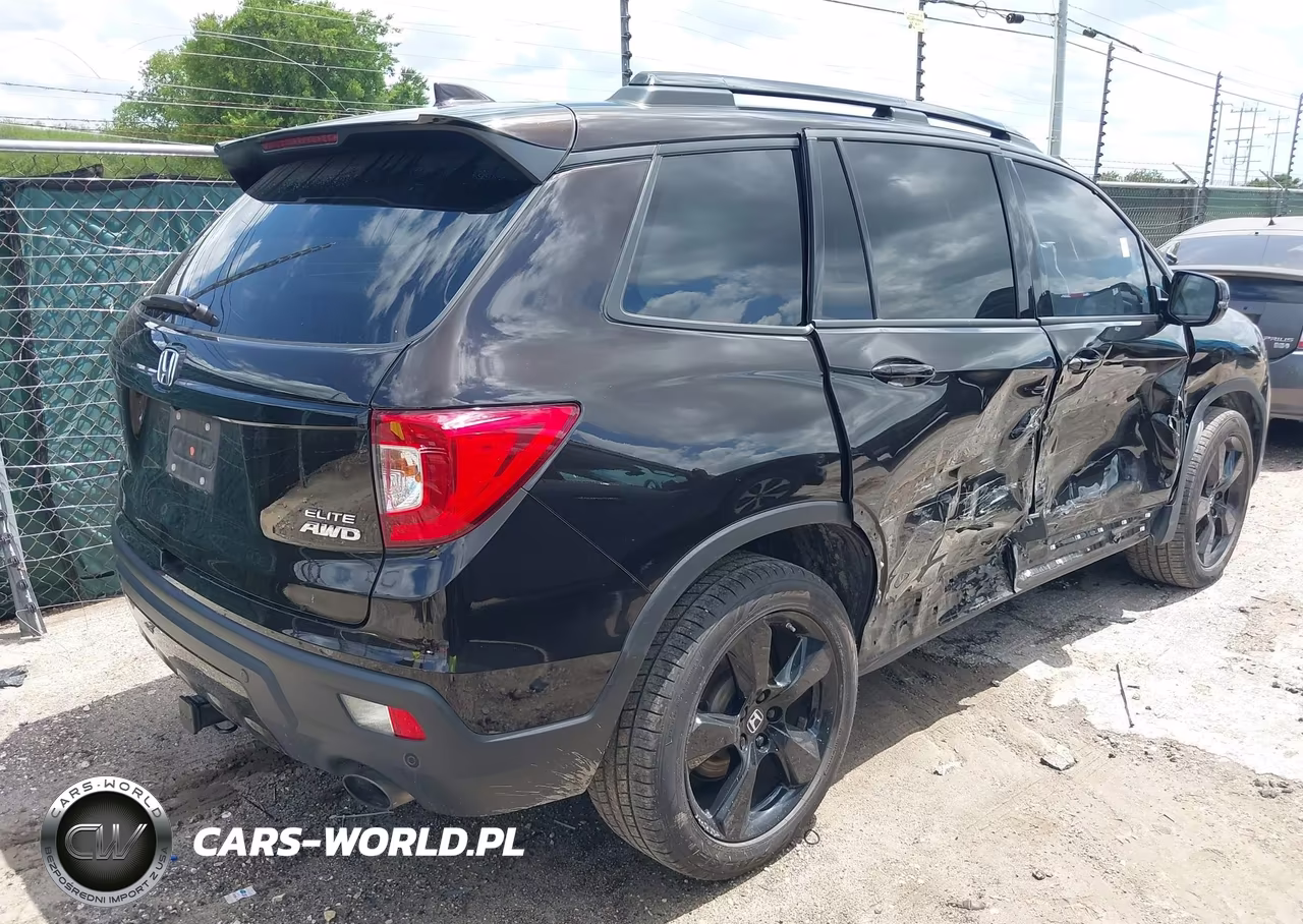 2021 Honda Passport Awd Elite VIN:5FNYF8H08MB020668 - 4