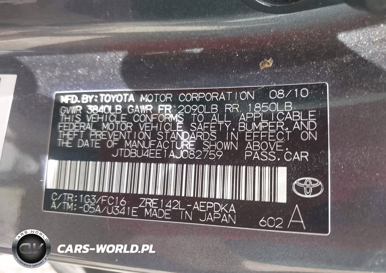 2010 Toyota Corolla Le VIN:JTDBU4EE1AJ082759 - 9