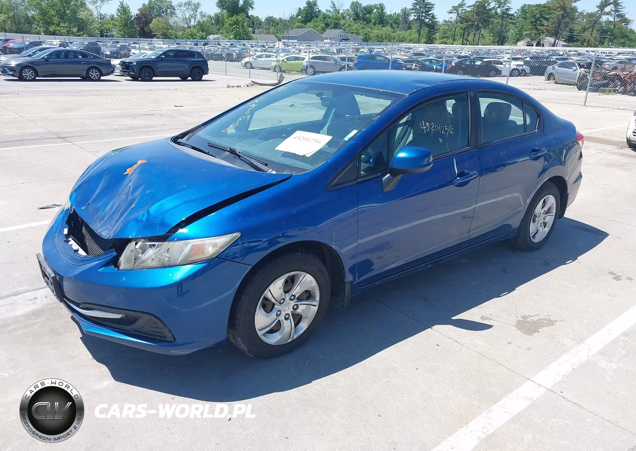 2013 Honda Civic Lx VIN:2HGFB2F50DH503730 - 2